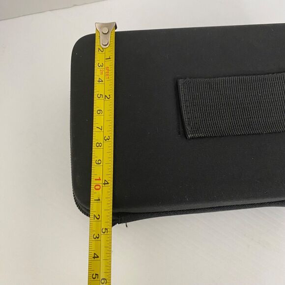 Black Hard Carry Case Pouch Bag Zipper Pouch 2.5" HDD GPS Garmin Nuvi Portable - Picture 4 of 6